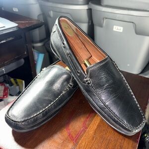 GH Bass HANK Mens Loafers 11MBlack Slip On Dress Leather Shoes(124)